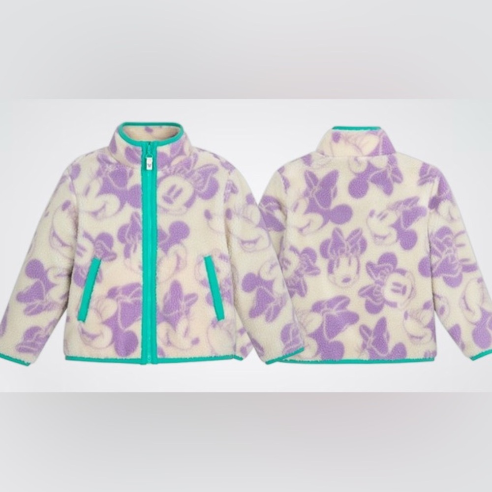 Disney Minnie Mouse Full Zip Fleece Jacket